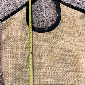 Straw beach tote